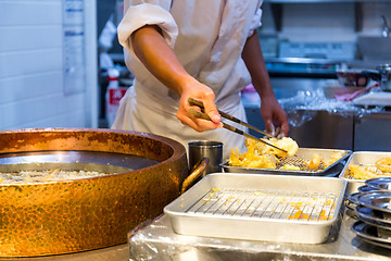 Image showing Cooking of Tempura