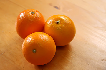 Image showing Three oranges