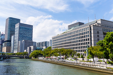 Image showing Osaka cityscape