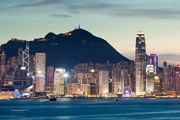 Image showing Hong Kong night 