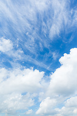 Image showing Blue sky with clouds 
