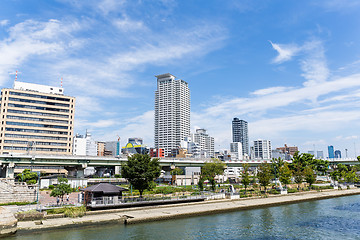 Image showing Osaka administrative district, nakanoshima