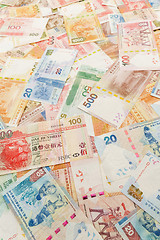 Image showing Hong Kong currency banknotes