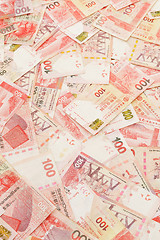 Image showing Group of Hong Kong hundred dollar