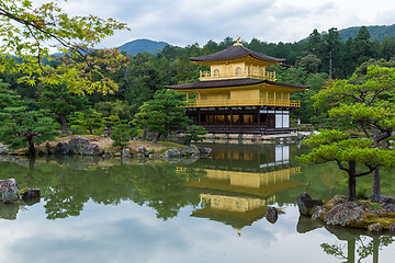 Image showing Kinkaku-ji temple in Kyoto, Japan