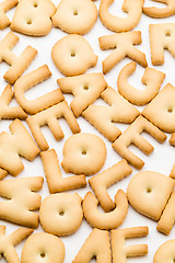 Image showing Group of word cookie