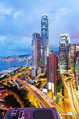 Image showing Hong Kong at night