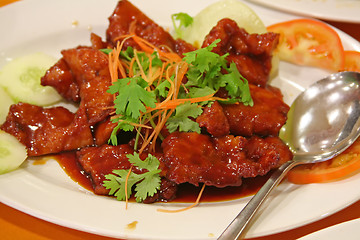 Image showing Chinese pork dish