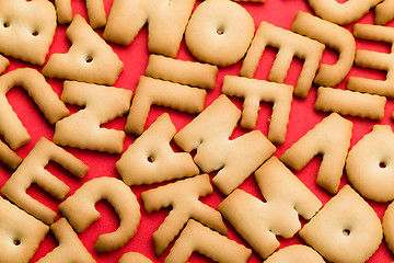 Image showing Letter cookie 