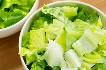 Image showing Fresh vibrant green lettuce