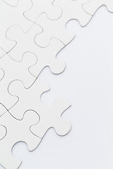 Image showing Jigsaw puzzle on white background