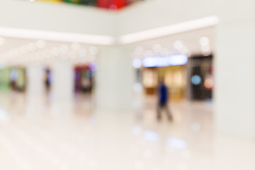 Image showing Defocused blur background in department store