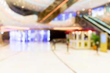 Image showing Blurred shopping department background