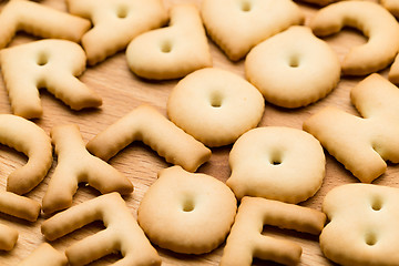 Image showing Baked Alphabet cookie