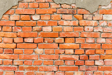 Image showing Old brick wall texture