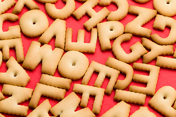 Image showing Mixed biscuit ABC