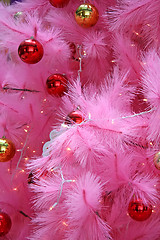 Image showing Pink christmas