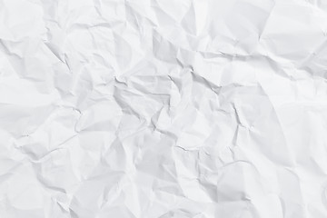 Image showing Crumpled white paper 