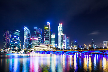 Image showing Singapore at night