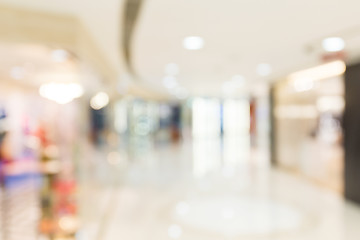 Image showing Department store blur background with bokeh