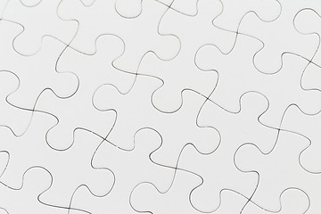 Image showing White puzzle