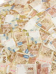 Image showing Stack of Hong Kong five hundred dollar
