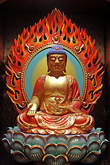 Image showing Golden buddha statue