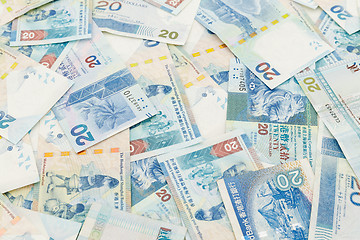 Image showing Twenty dollar Hong Kong dollar