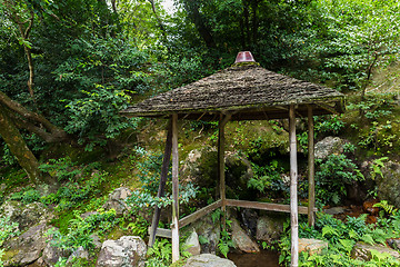 Image showing Japanese garden in Kyoto, Japan