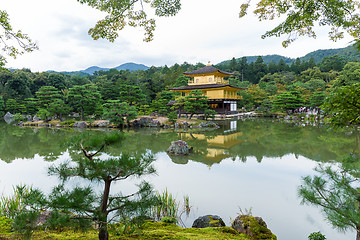 Image showing Kinkakuji Temple (The Golden Pavilion) in Kyoto, Japan