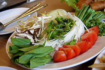 Image showing Fresh raw vegetables