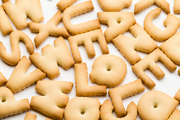 Image showing Pile of text cookie