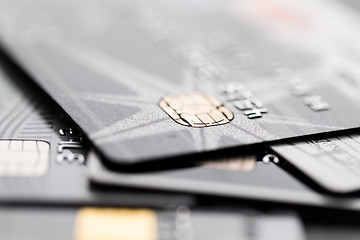 Image showing Group of Credit cards