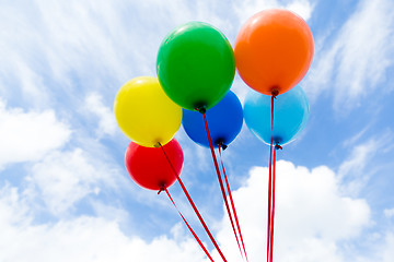 Image showing Balloons in the city festival 