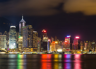 Image showing Hong Kong cityscape at night