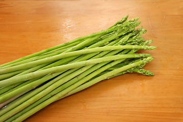 Image showing Fresh asparagus