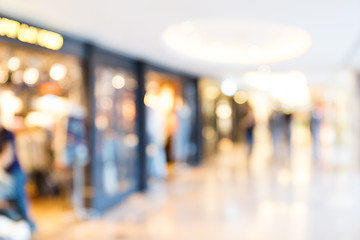 Image showing Unfocused background of Shopping mall