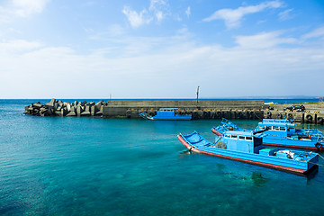 Image showing Marina jetty