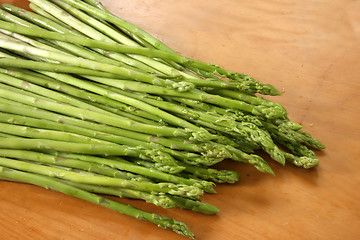 Image showing Fresh asparagus