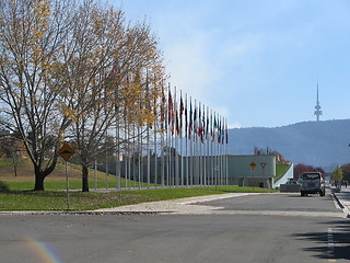 Image showing international flags