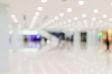 Image showing Abstract blur shopping mall background