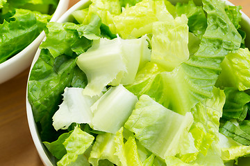 Image showing Lettuce salad