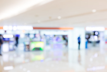 Image showing Defocus of Shopping center for background usage