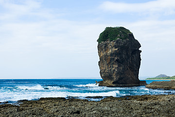 Image showing Rocky Coast in Kenting, Taiwan 
