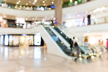 Image showing Blur background of Shopping center