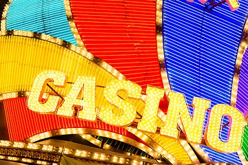 Image showing Casino neon sign