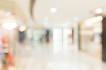 Image showing Abstract background of shopping center, shallow depth of focus
