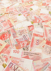 Image showing Hundred Hong Kong dollar 