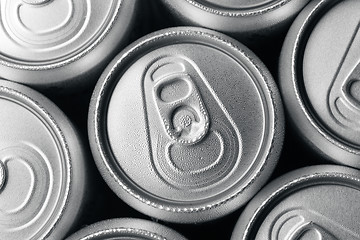 Image showing Iced cans