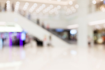 Image showing Blurred shopping center background